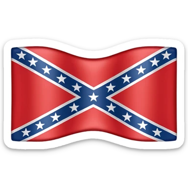  confederate flag emoji sticker