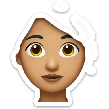 Navajo woman sticker