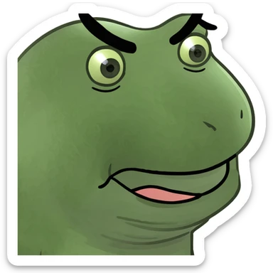 piggy bank overflowing with cash, mischievous expression, referencing 'paypig' culture sticker