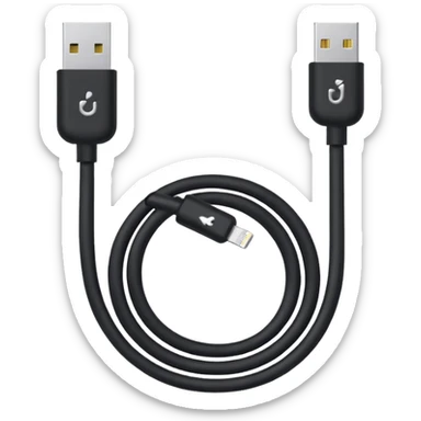 charge cable sticker