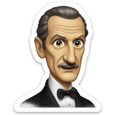 Vincent Price sticker