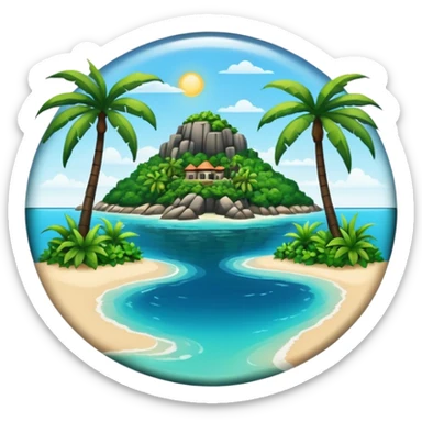 Epstein island sticker