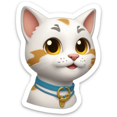 Gato con bota disney sticker