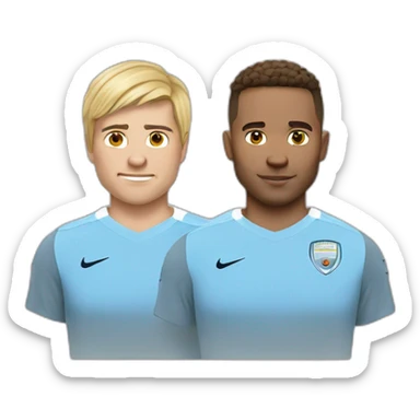 Manchester city football club sticker