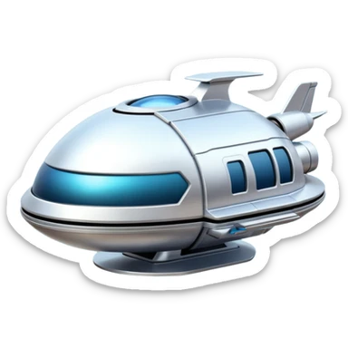 Starship spacecraft bird’s house  sticker