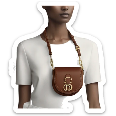 mini saddle bag with strap dior sticker