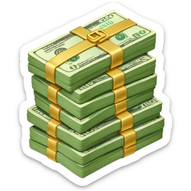 wifi money cash stack sticker