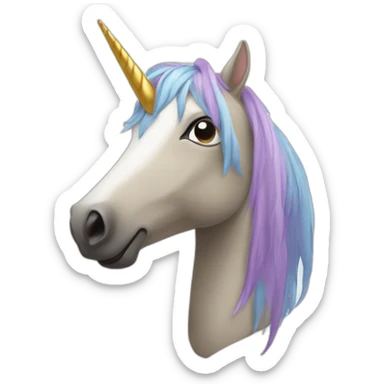 Licorne sur caméra sticker