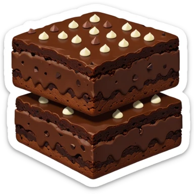 Triple Chocolate Brownie sticker
