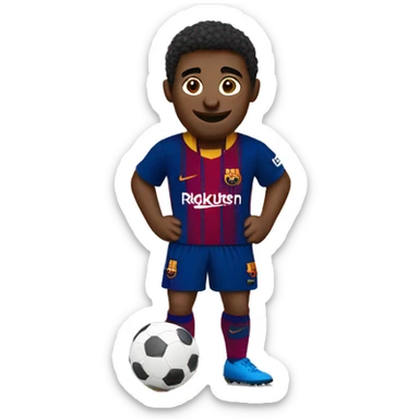 Barça soccer sticker