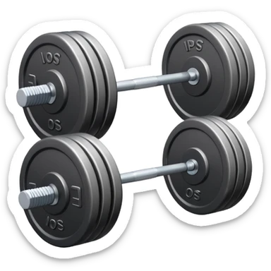 Barbell sticker