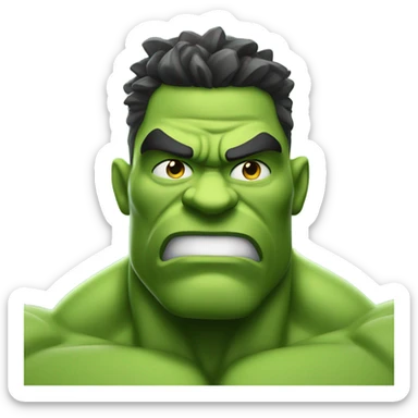 make a hulk sticker