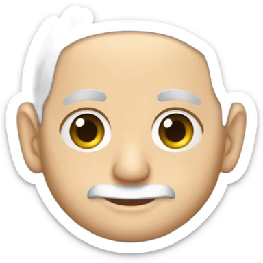 benjamin netanyahu, wearing yarmulke sticker