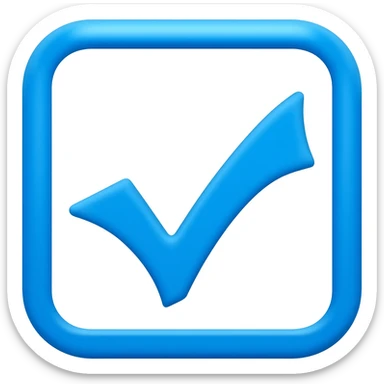 Verificado azul palomita sticker