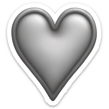 Create a heart in drawing format sticker