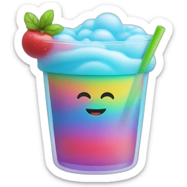 Rainbow Slushy sticker