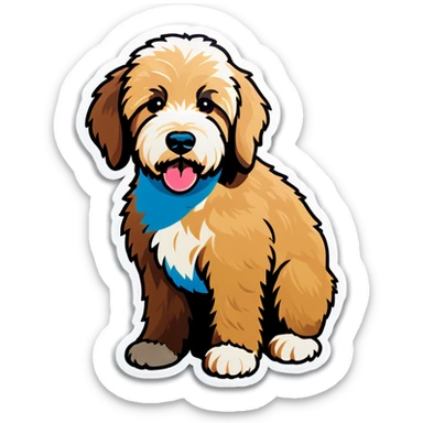 Golden doodle  sticker