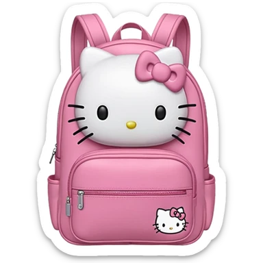Mochila de hello kitty sticker