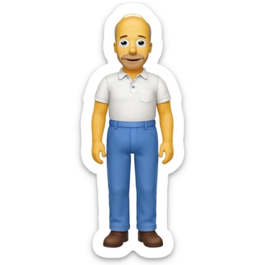 Homer simpson sticker