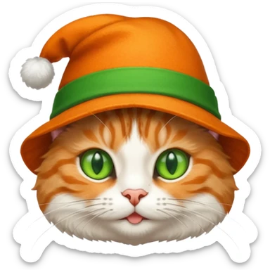 кот в шляпе sticker