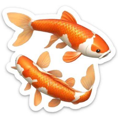 koi carp sticker