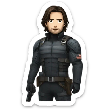 Winter soldier sticker