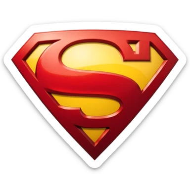 Símbolo de Superman "S" de la nueva película de James Gunn  sticker