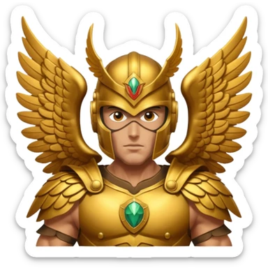Hawkman from Justice League sticker
