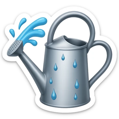 Make the water more animated with lively splashes and motion in the style of emoji. Remove the background. sticker