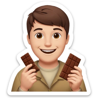 mr beast feastables eating mr beast sticker