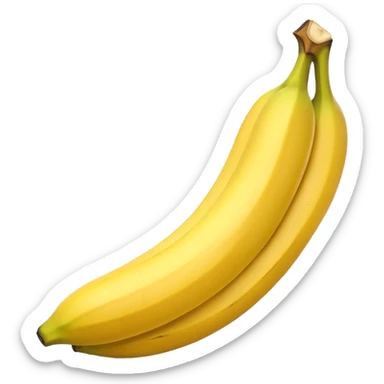 banana and peel sticker