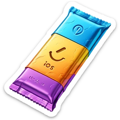 Create an emoji of an energy bar that you can eat. sticker