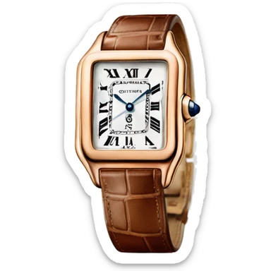 Cartier-santos-dumont-Watch sticker