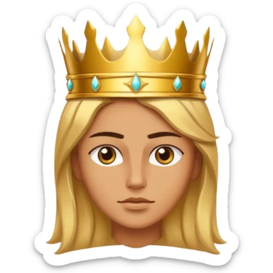 a portrait of sun guardian sticker