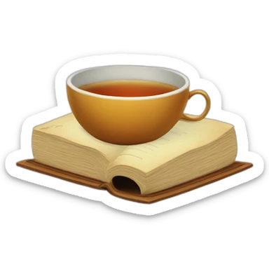 Tea tome gossip sticker
