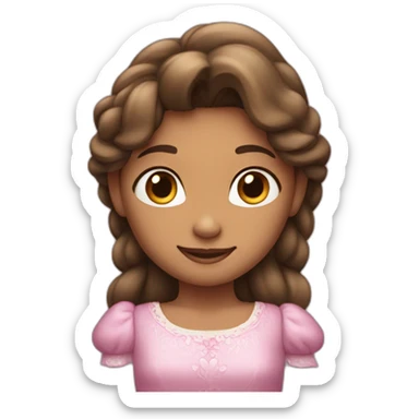 The princess has no brothers or friends and has two parents, but her father's hand appears and her mother's hand does not appear completely on her body  sticker