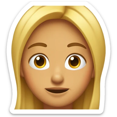 Chica durmiendo  sticker