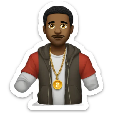 Drakeo the ruler rapper sticker