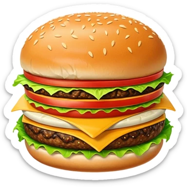 Burger king sticker