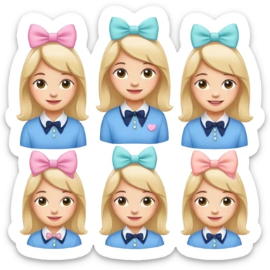 Girls preppy Stickers sticker