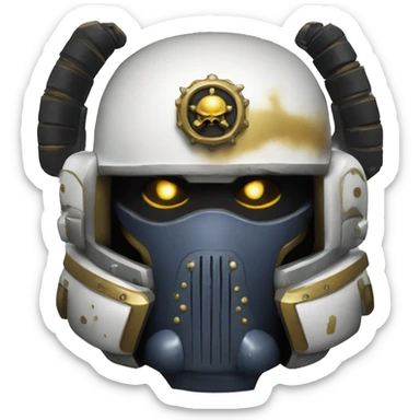 Space marine from warhammer sticker
