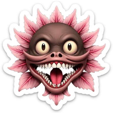 Deomgorgon from Stranger things  sticker