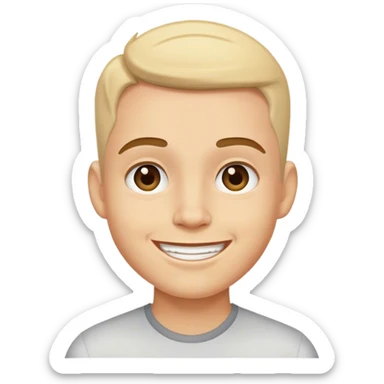 Robbie looking happy sticker