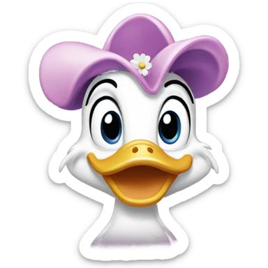 Daisy Duck sticker
