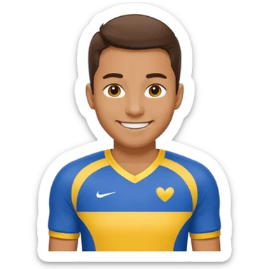 Myself in boca juniors jersethat's not boca's kit sticker