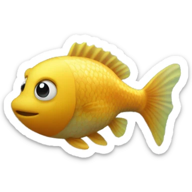fish in tank sticker