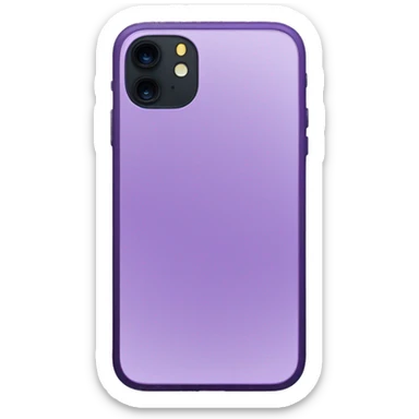 IPhone 14 Plus purple sticker