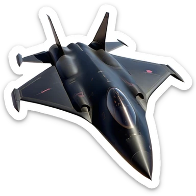 SR-71 Blackbird - Lockheed Martin (Stealth Grey) A sleek, high-speed reconnaissance aircraft with an elongated, needle-like fuselage and a smooth, aerodynamic design. The body is finished in a deep, matte jet-black with subtle panel lines and heat-resistant detailing. Its twin engines are seamlessly integrated into the structure, with sharp, swept-back wings that emphasize speed and stealth. The cockpit canopy is tinted, adding to its mysterious, high-tech aesthetic, while the overall silhouette exudes an aura of unmatched velocity and secrecy. sticker