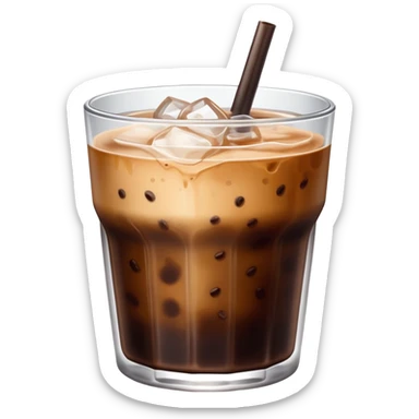 Iced coffee sticker