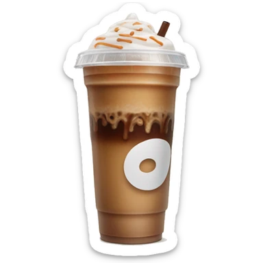 Dunkin’ Donuts iced coffee  sticker